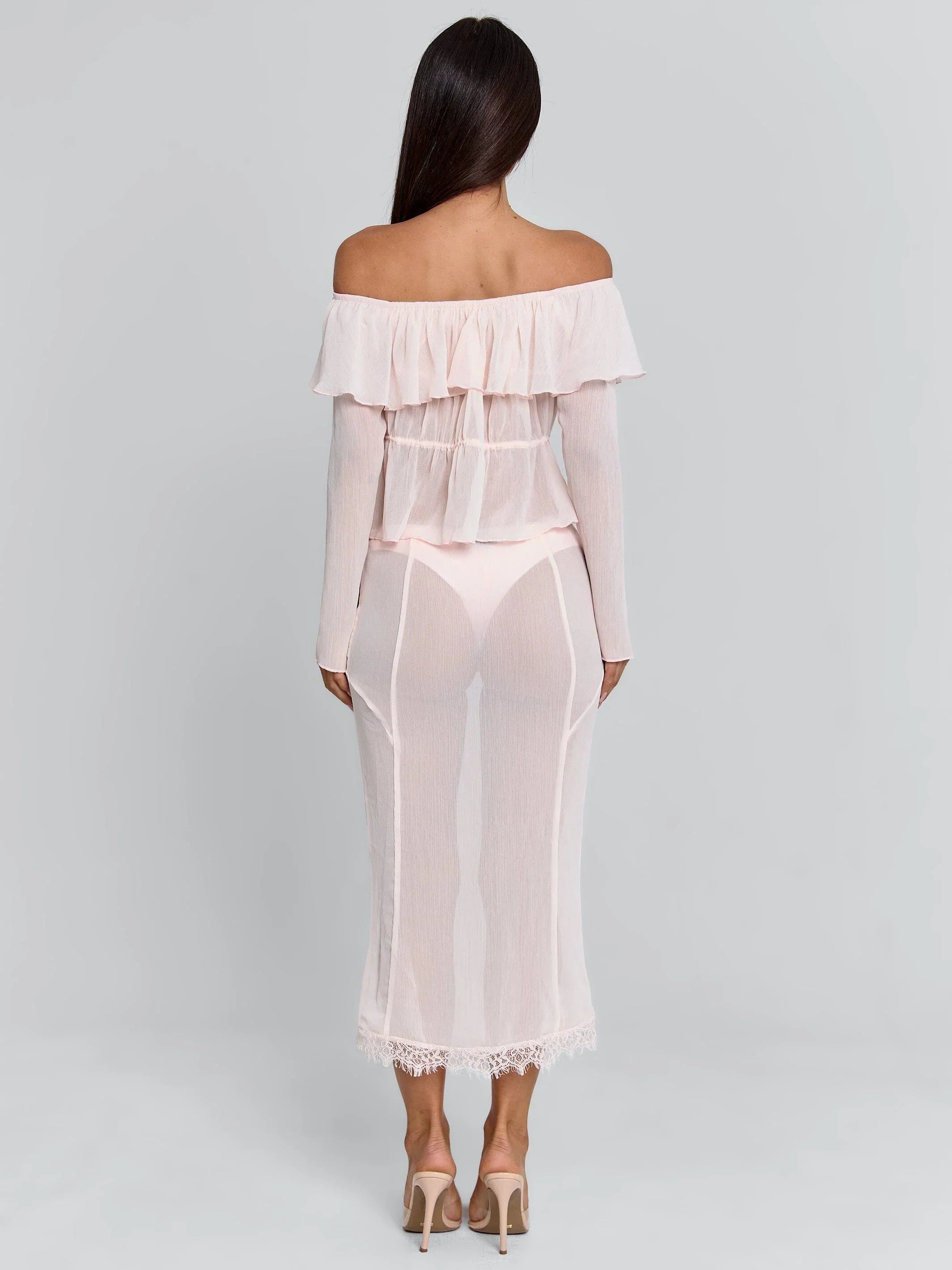 TARAYA MIDI SKIRT PINK