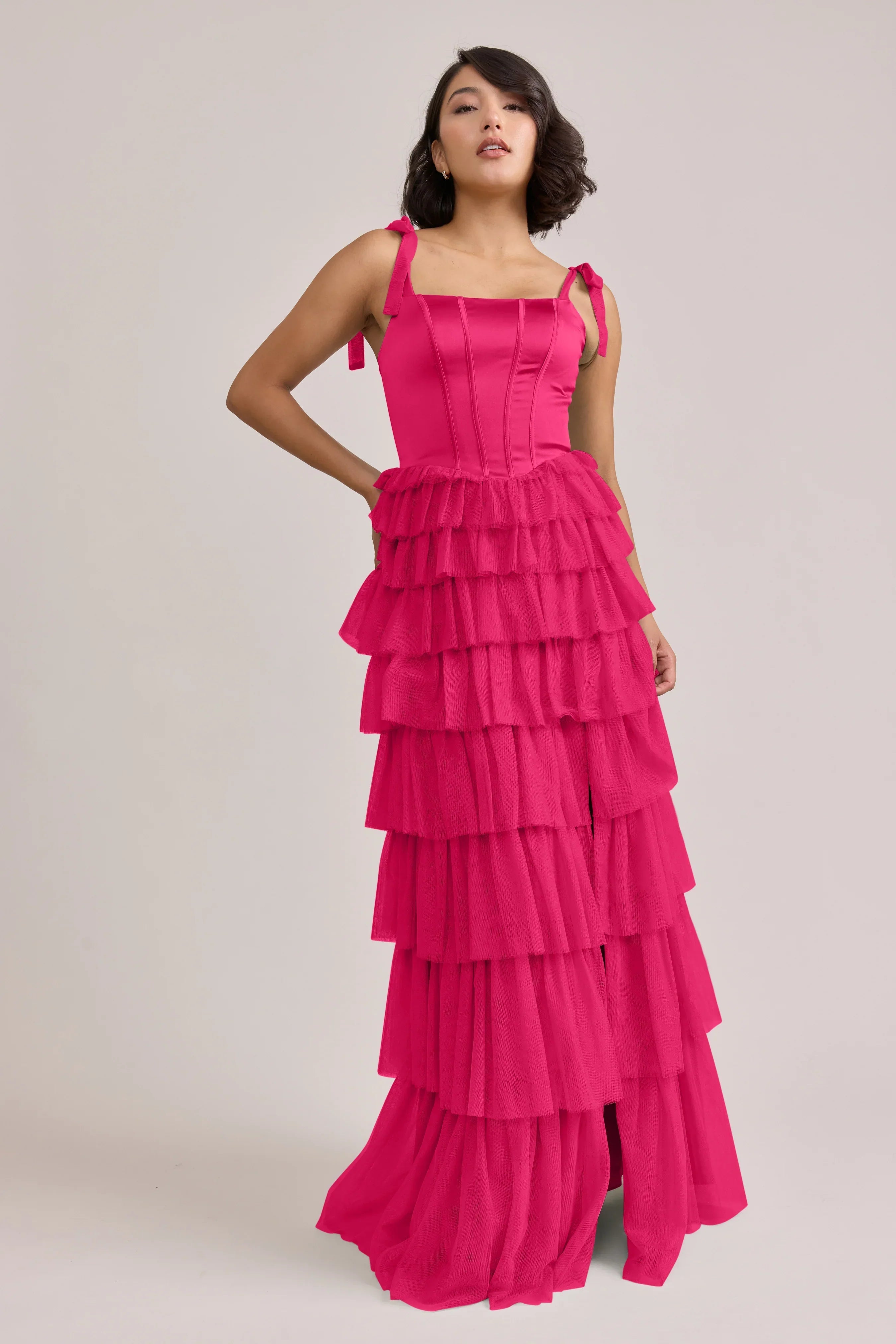 Satin + Tulle Dress | Made To Order