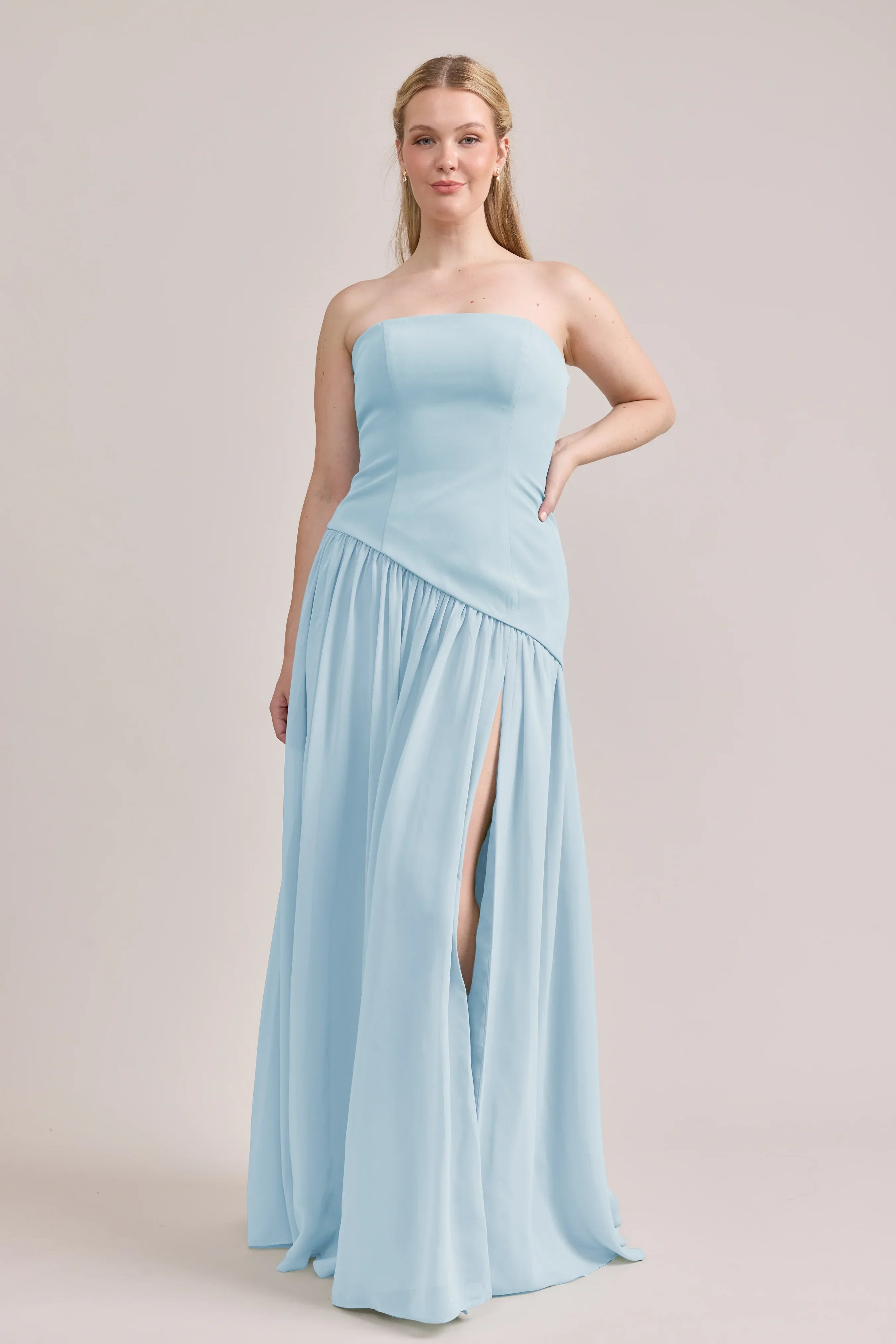 Crepe + Chiffon Dress | Made To Order