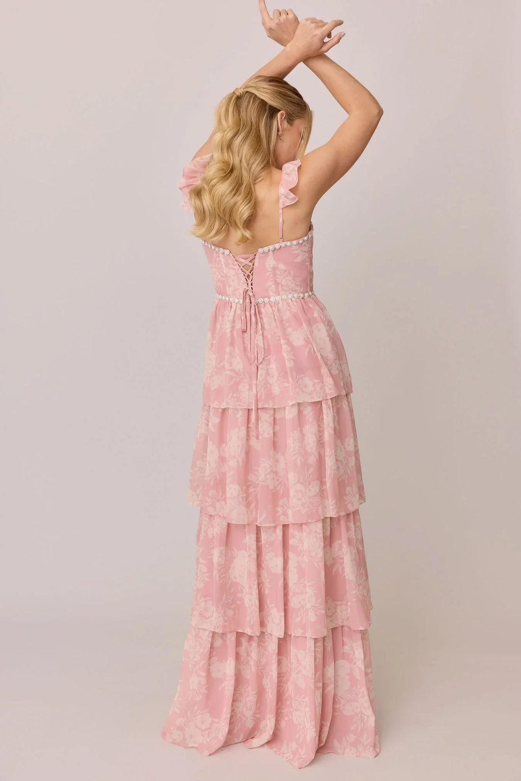 Luxe Chiffon Floral Print Dress | Made To Order