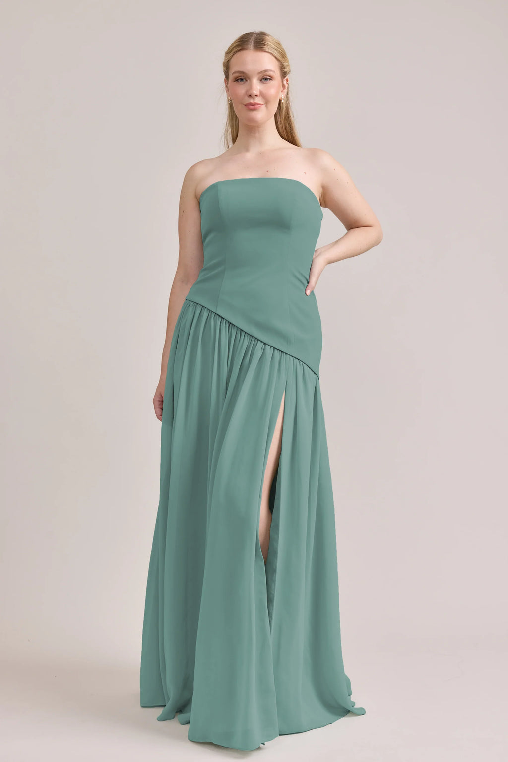 Crepe + Chiffon Dress | Made To Order