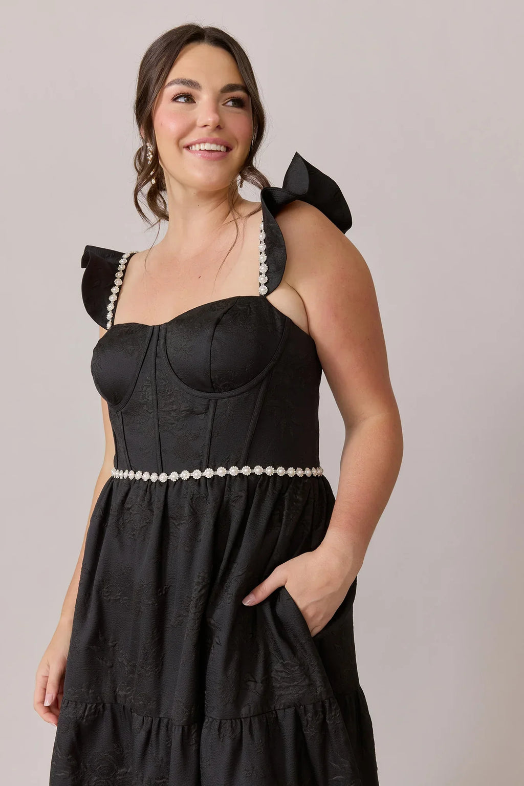 Luxe Jacquard Dress | Made To Order