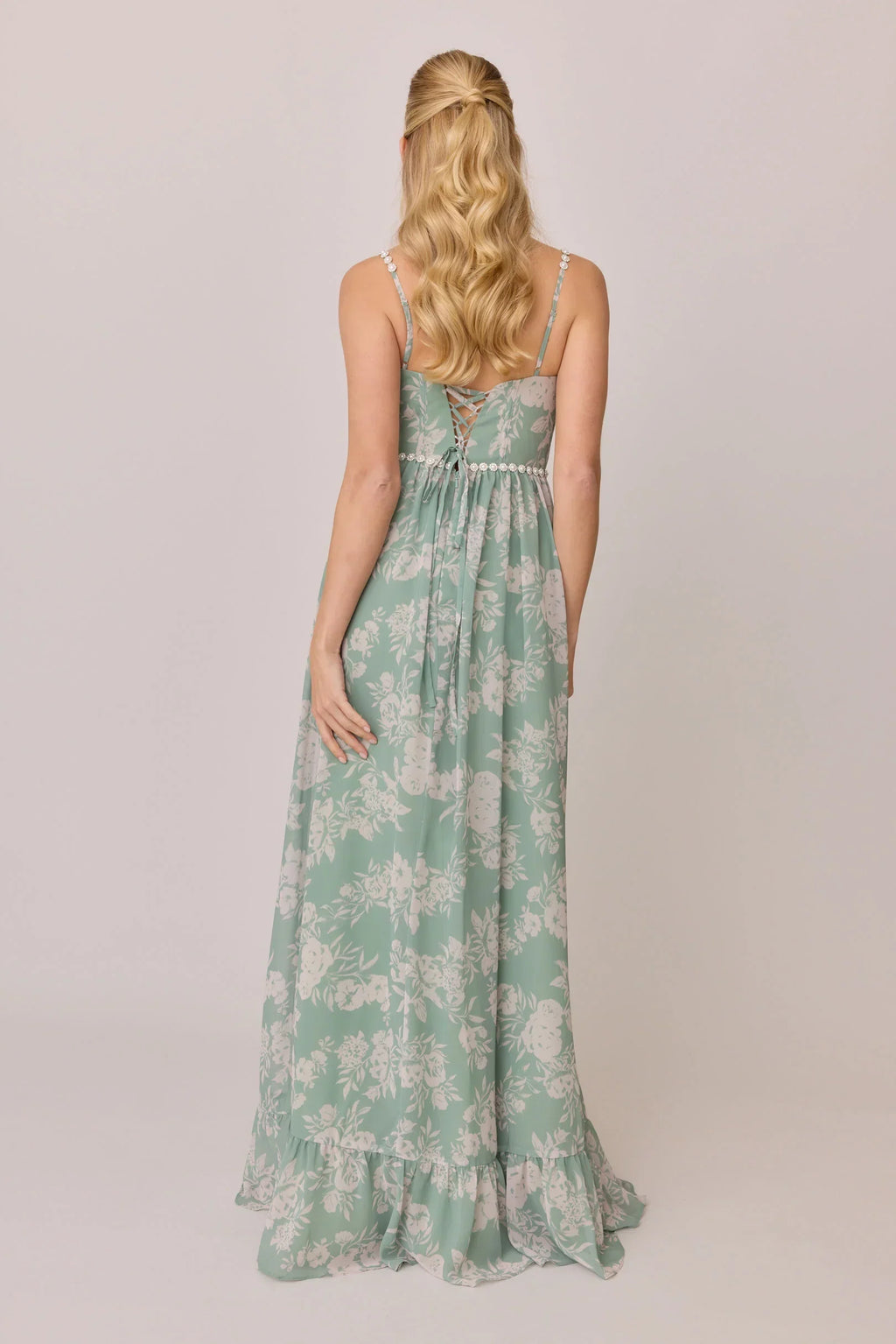 Luxe Chiffon Floral Print Dress | Made To Order