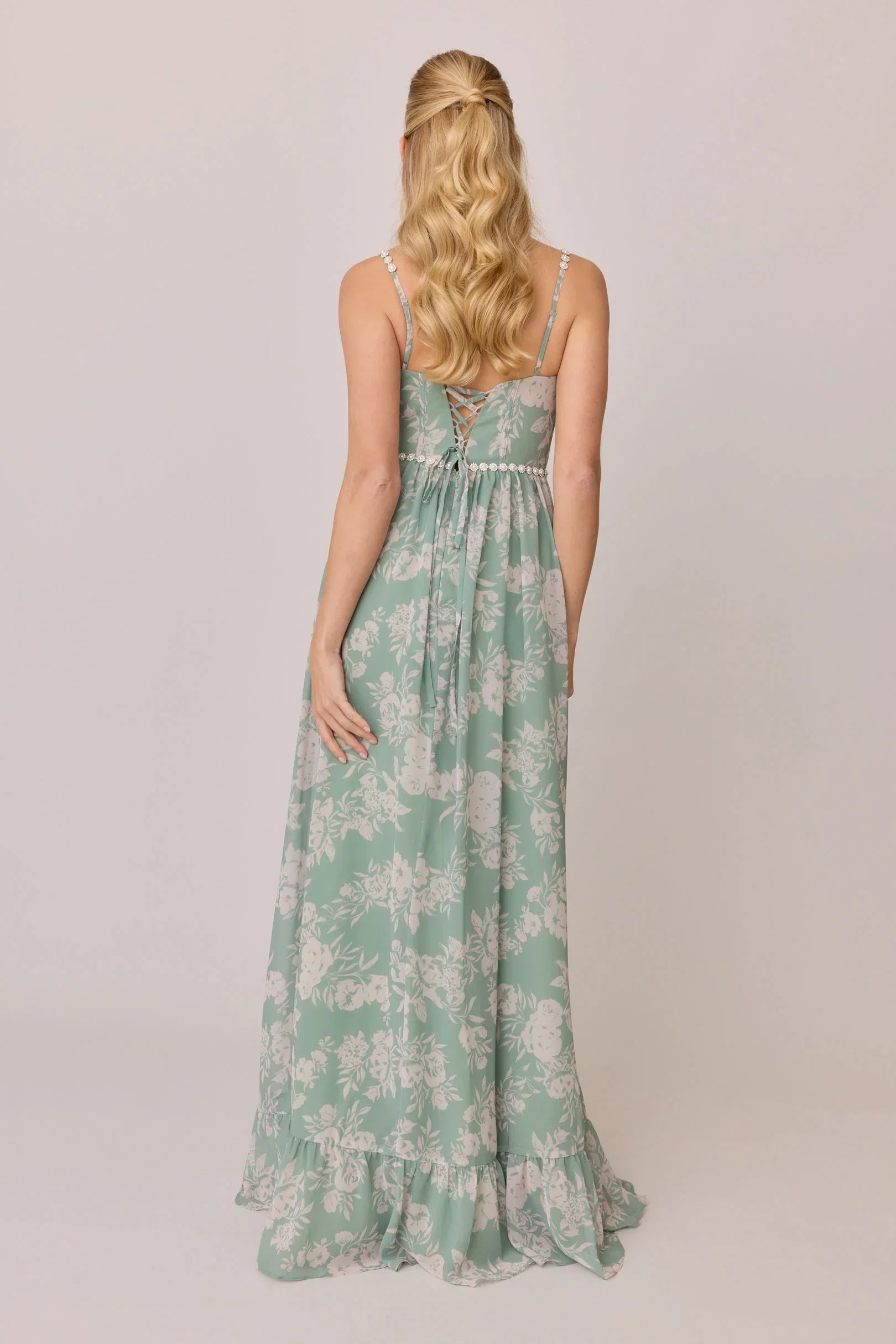 Luxe Chiffon Floral Print Dress | Made To Order