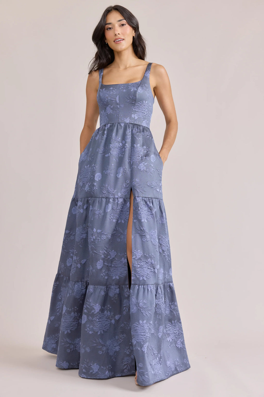 Winslet Jacquard Dress | Made To Order
