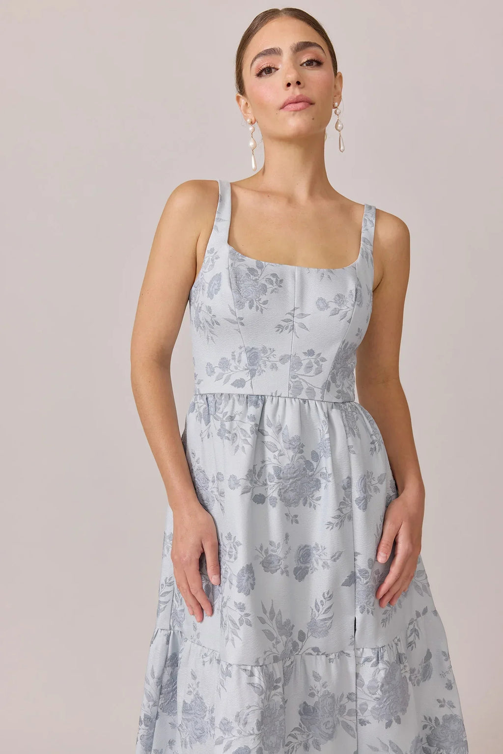 Winslet Jacquard Dress | Made To Order