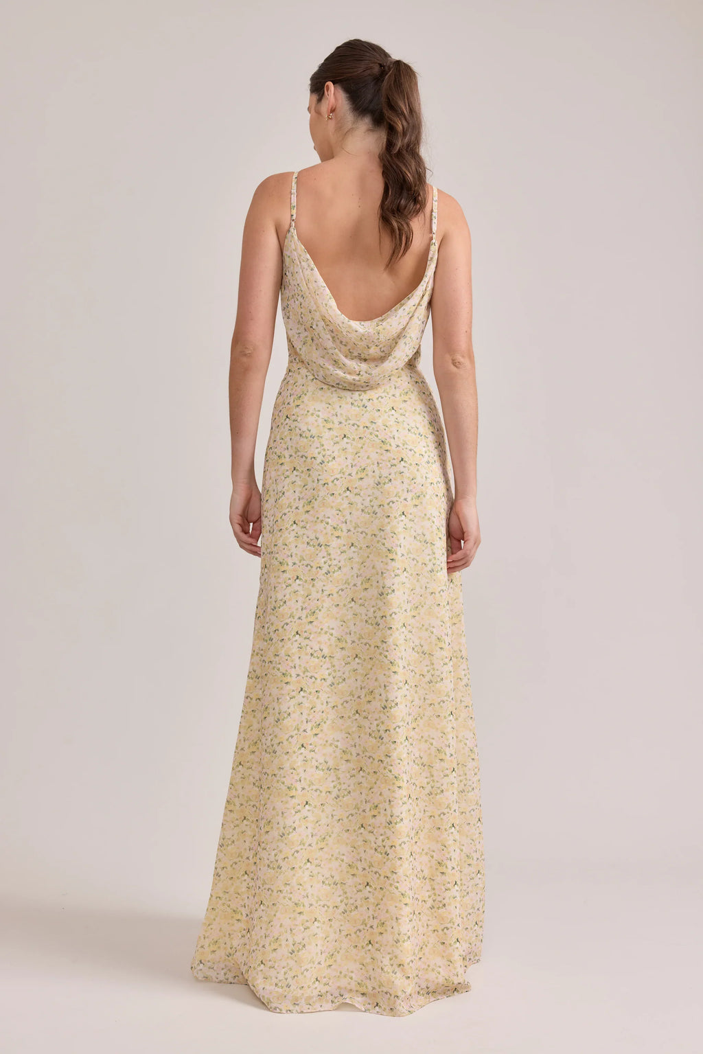 Nadia Chiffon Floral Print Dress | Made To Order