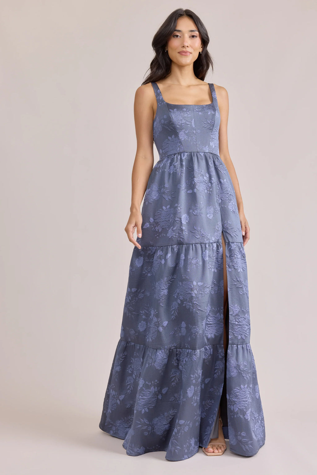 Winslet Jacquard Dress | Made To Order