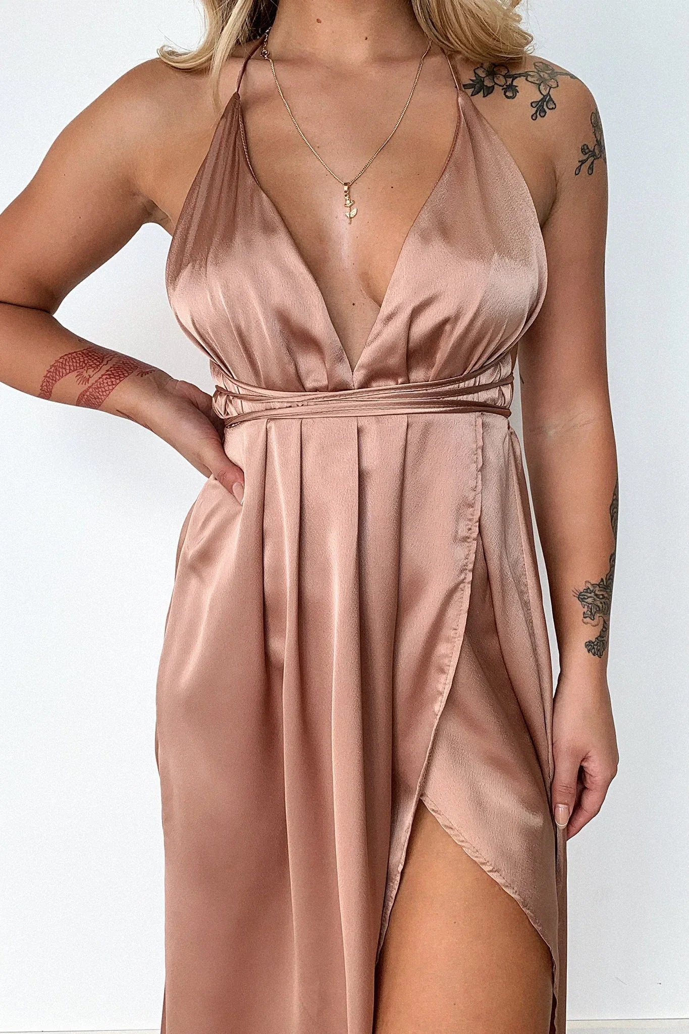 Scarlett dress - Tan