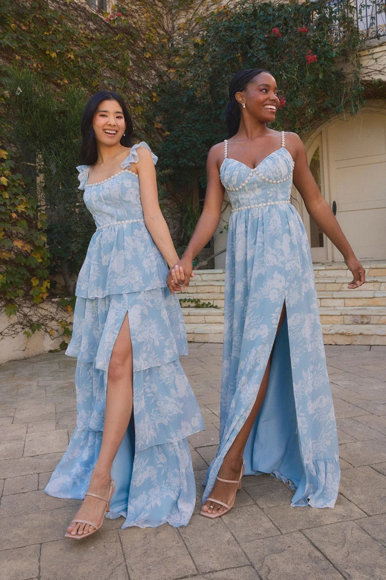 Luxe Chiffon Floral Print Dress | Made To Order